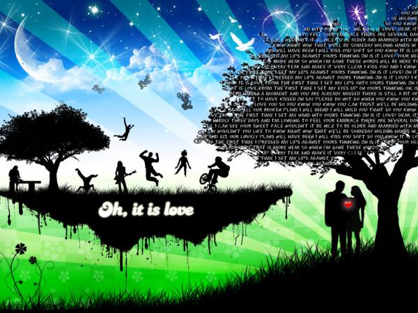 Free oh it is love wallpaper download