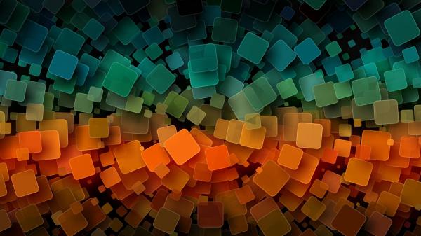 Free orange and blue illustration digital art 4k hd abstract wallpaper download