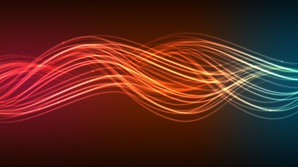 Free orange lights motion hd abstract wallpaper download