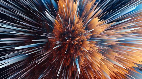 Free particle explosion wallpaper download