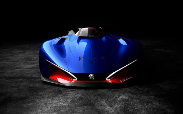 Free peugeot l500 r hybrid racing concept wallpaper download