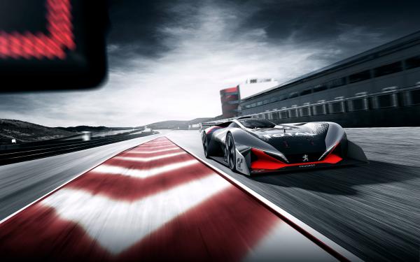 Free peugeot l750 r hybrid vision gran turismo concept 4k wallpaper download