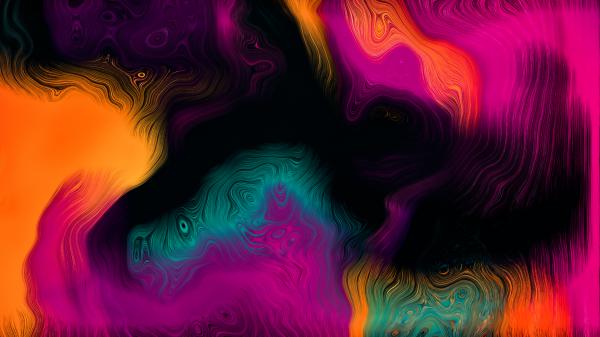 Free pink black orange aqua color exposure 4k hd abstract wallpaper download