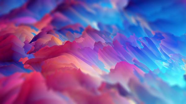 Free pink purple blue hd abstract wallpaper download