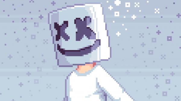 Free pixel art of dj marshmello hd marshmello wallpaper download