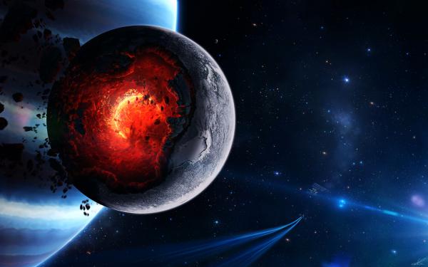 Free planet core meltdown wallpaper download