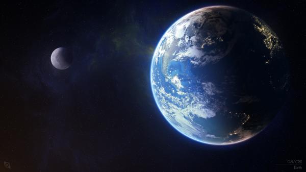 Free planet earth moon 4k 8k wallpaper download