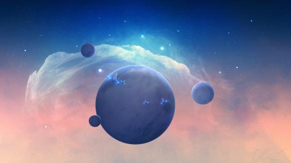 Free planets 5k wallpaper download