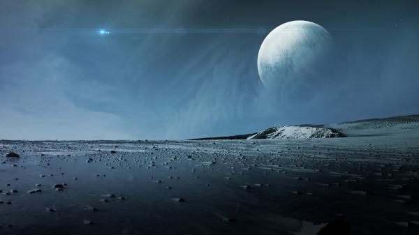 Free pluto surface moon 5k wallpaper download