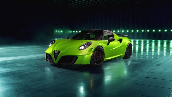 Free pogea racing alfa romeo 4c centurion green arrow 2018 4k wallpaper download