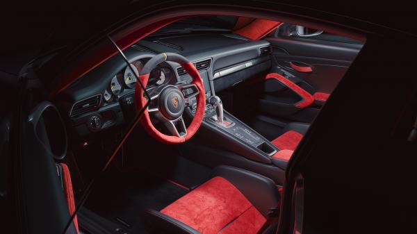 Free porsche 911 gt2 rs interior wallpaper download