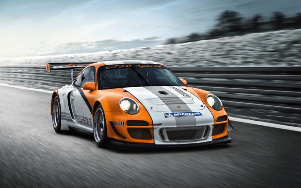 Free porsche gt3 r hybrid wallpaper download