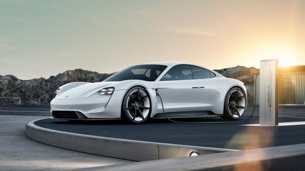 Free porsche mission e concept 4k wallpaper download