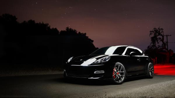 Free porsche panamera carbon graphite vorsteiner 5k wallpaper download