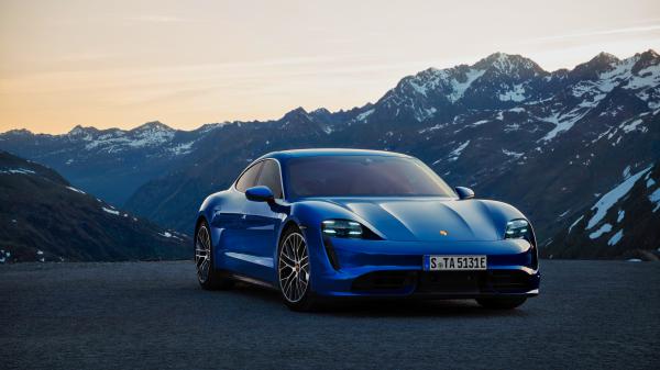 Free porsche taycan turbo 2019 5k wallpaper download