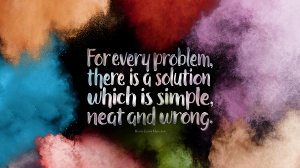 Free problem solution popular quotes wallpaper download