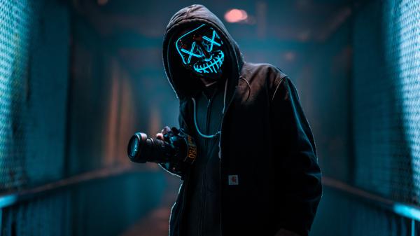 Free purge led mask photograper 4k 8k wallpaper download