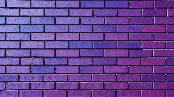 Free purple brick wall wallpaper download