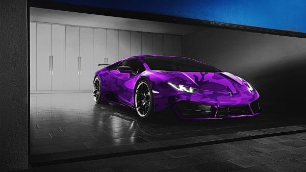 Free purple lamborghini aventador 4k wallpaper download