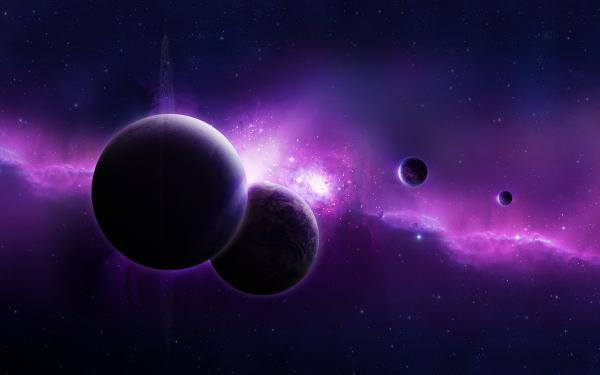 Free purple universe wallpaper download