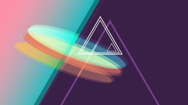 Free pyramid lens 5k wallpaper download