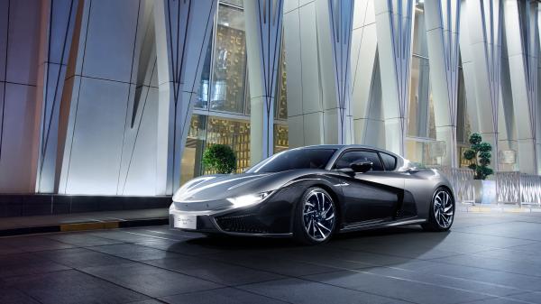 Free qiantu k50 electric supercar 4k wallpaper download