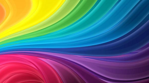 Free rainbow swirl hd abstract wallpaper download