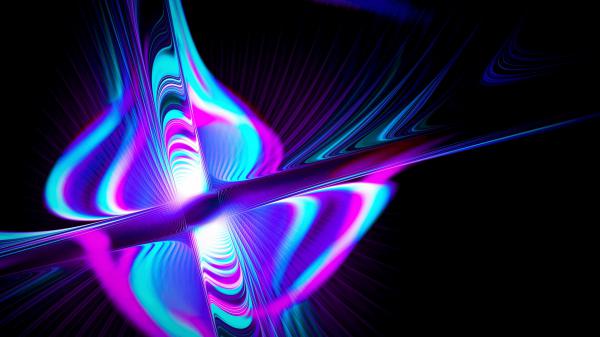 Free rays form multicolored glow abstraction 4k hd wallpaper download