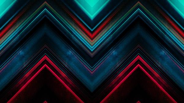 Free red and blue plane shape 4k hd abstract wallpaper download