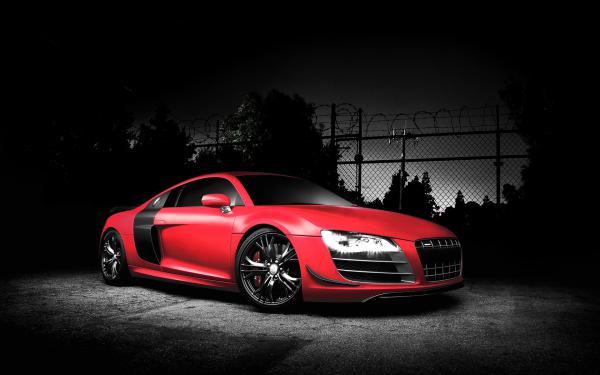 Free red audi r8 gt wallpaper download