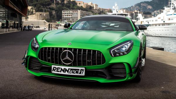 Free renntech mercedes amg gt r 2018 4k wallpaper download