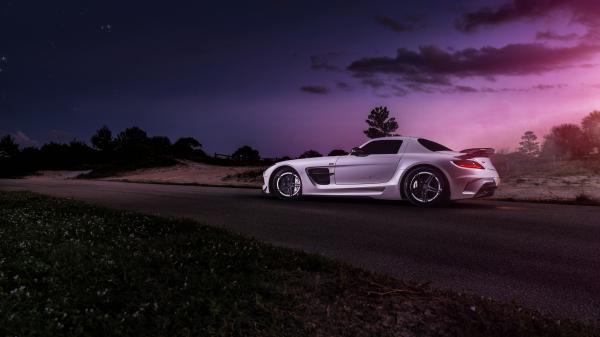 Free renntech mercedes benz sls black series 4k 2 wallpaper download