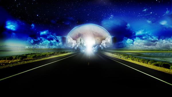 Free road to heaven wallpaper download