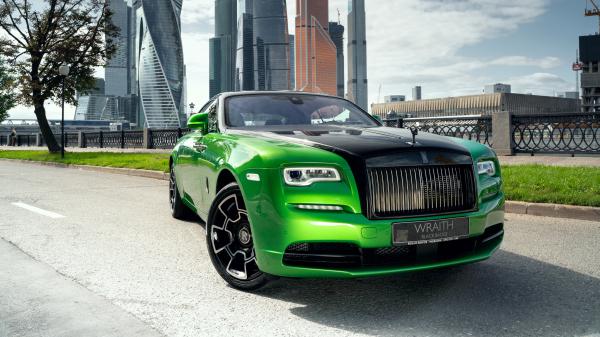 Free rolls royce wraith black and bright 2019 4k wallpaper download