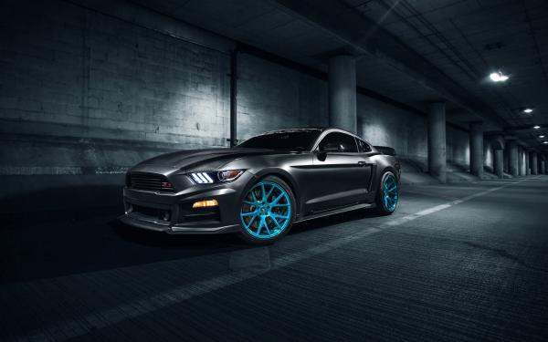 Free roush performance mustang vossen wheels wallpaper download