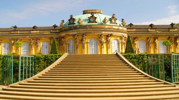 Free sanssouci palace in potsdam germany 4k hd travel wallpaper download