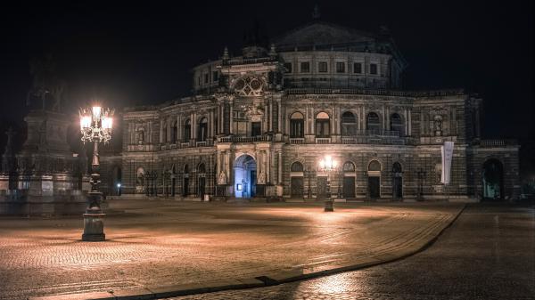 Free saxony theatre dresden germany 4k hd travel wallpaper download