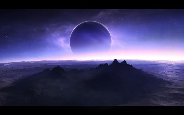 Free sci fi twilight wallpaper download