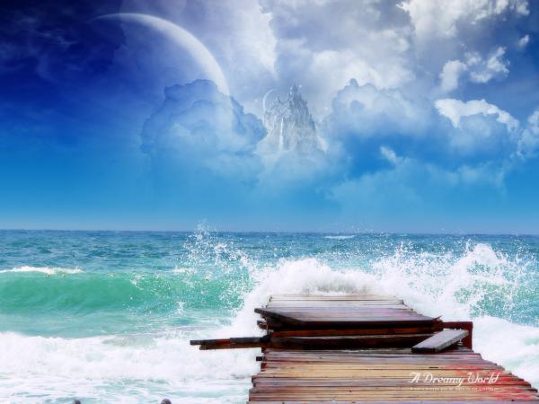 Free sea dreamy world wallpaper download