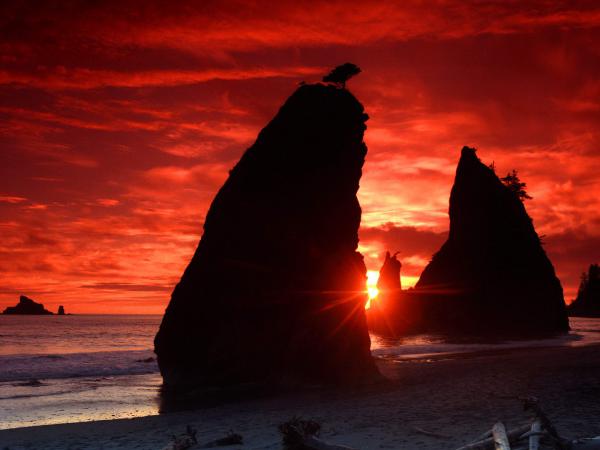 free sea stacks knife a blood red sky wallpaper download