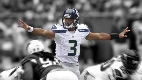 Free seattle seahawks player with white number 3 jersey 4k hd seattle seahawks wallpaper download