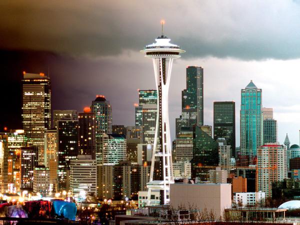 Free seattle skyline washington wallpaper download