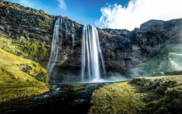 Free seljalandsfoss waterfalls iceland wallpaper download