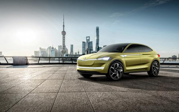 Free skoda vision e concept 4k wallpaper download