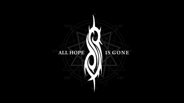 Free slipknot logo all hope is gone in black background hd music wallpaper download