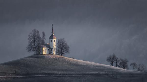 Free slovenia st thomas church hd travel wallpaper download