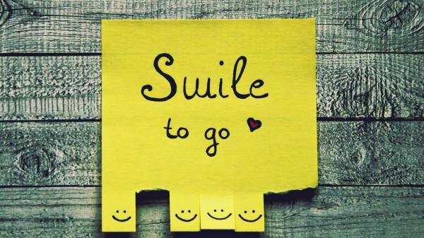 Free smile to go hd inspirational wallpaper download