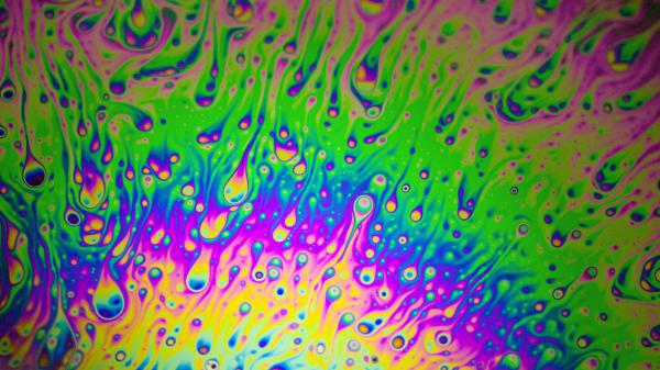 Free soap water macro wallpaper download