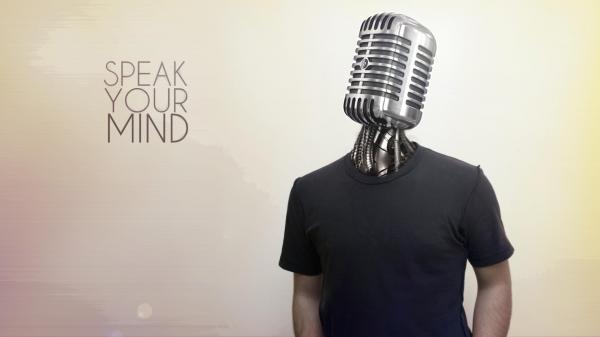 Free speak your mind hd inspirational wallpaper download