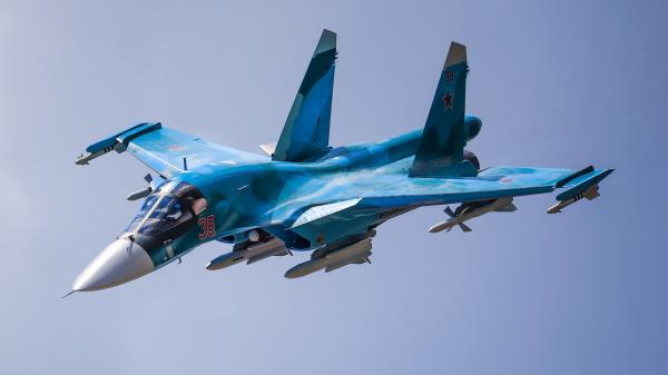 Free sukhoi su 34 russian fighter 4k wallpaper download